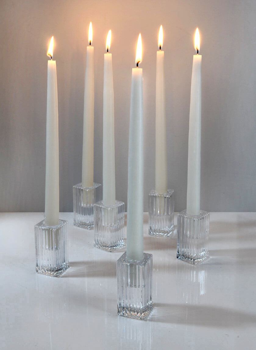 ❤️ deals NEW ❤️ BBW FLUTED OMBRE GLASS CANDLE HOLDER