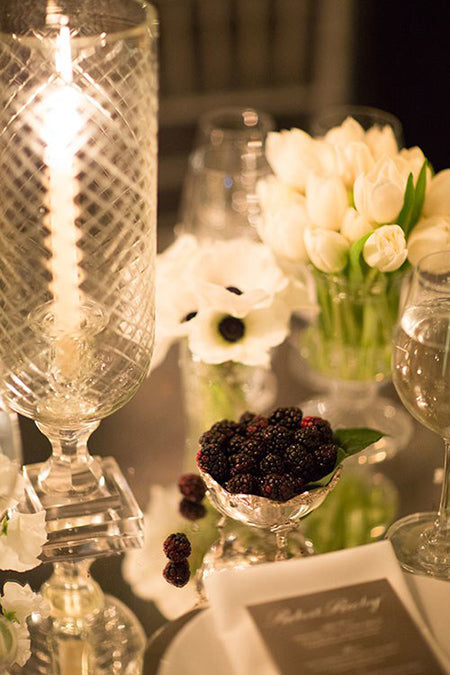 old hollywood wedding centerpiece idea||||||||||||||||||