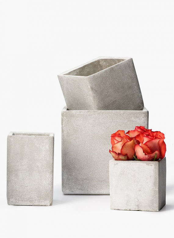 Cement Vase for Centerpiece