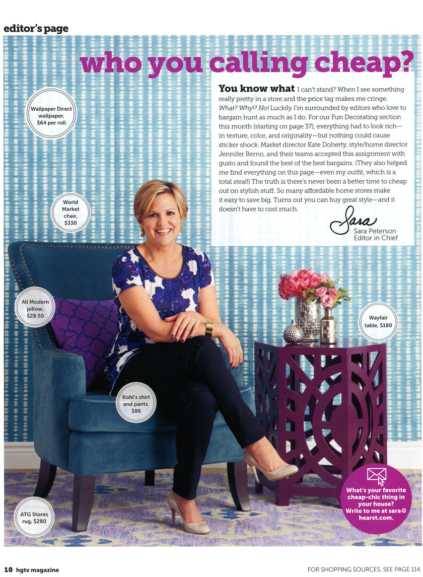 HGTV Magazine January/February 2015