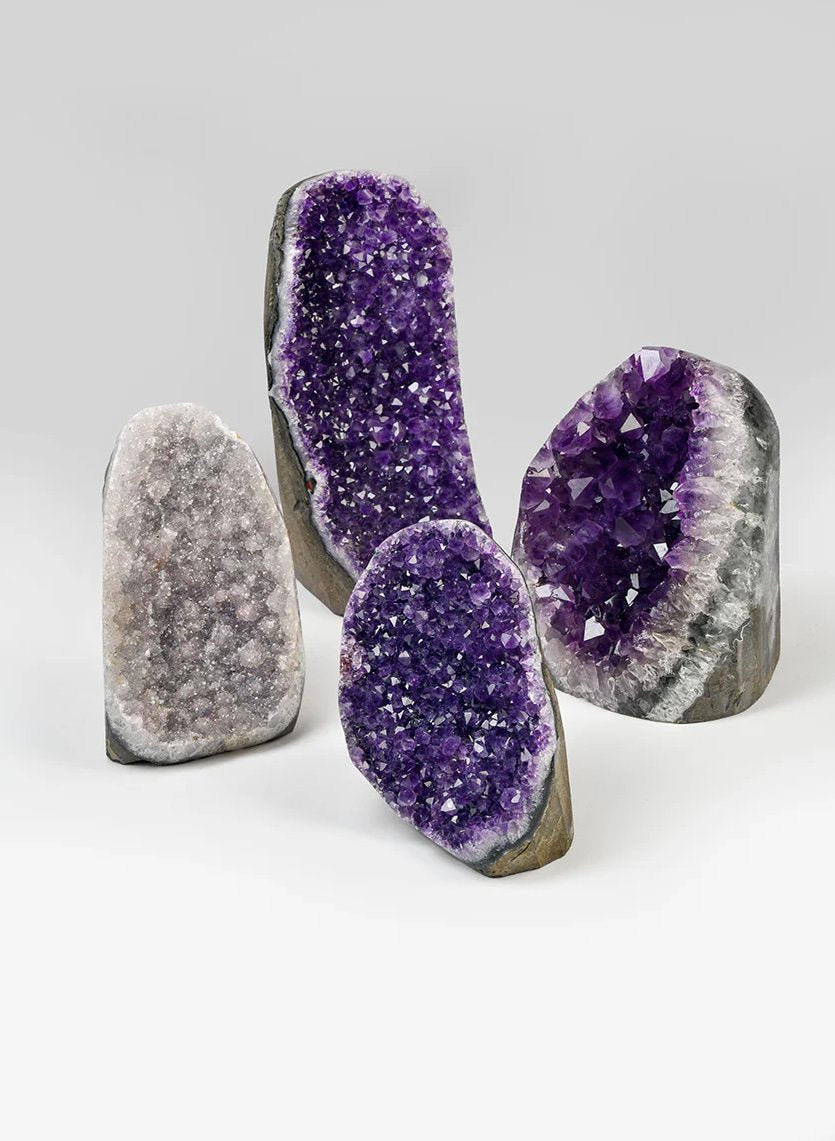 PREMIUM AMETHYST | Amethyst Cluster | Amethyst Geode Standing top | Amethyst Home Decor | Large Amethyst Geode