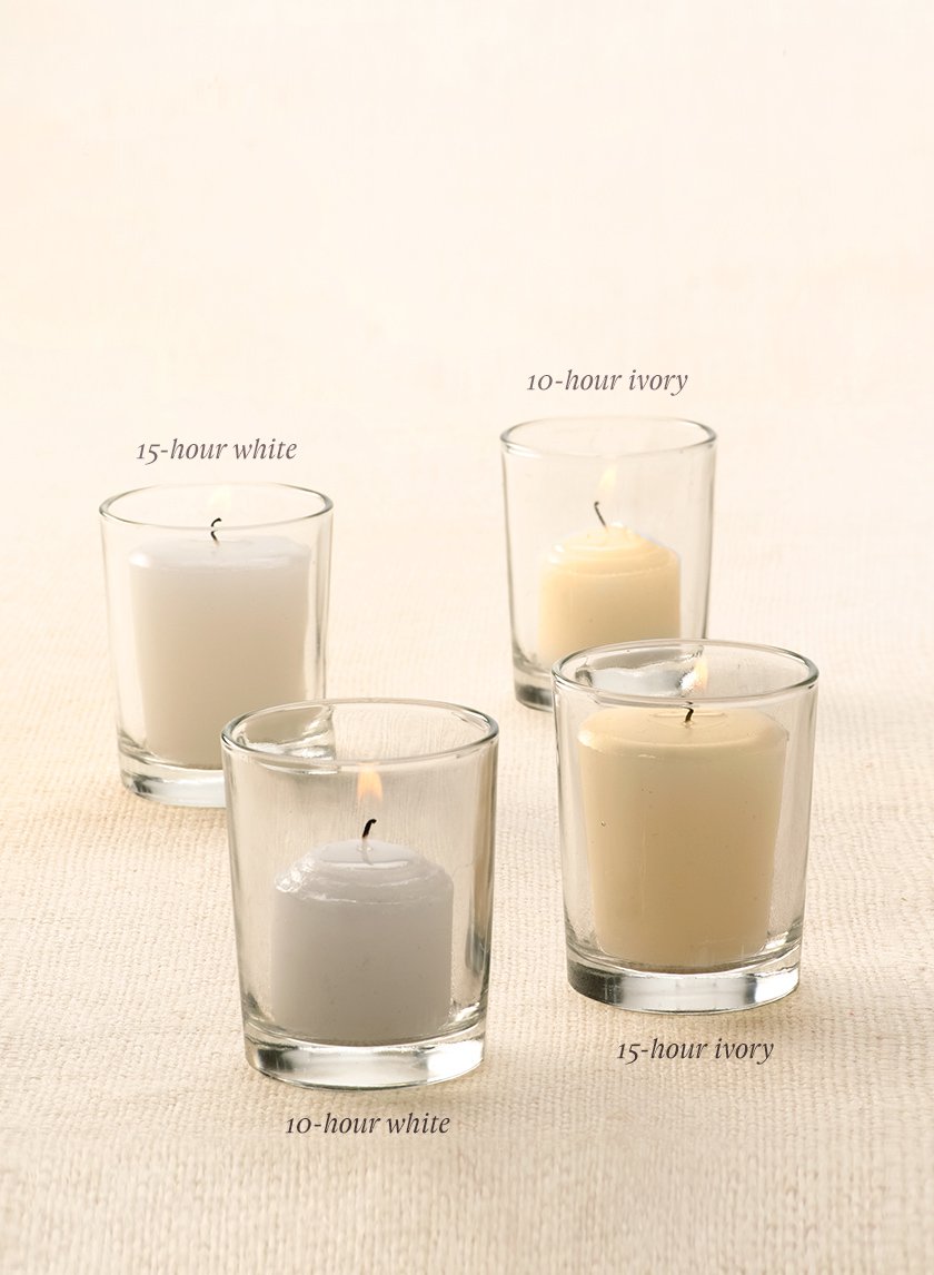 White 15-Hour Votive