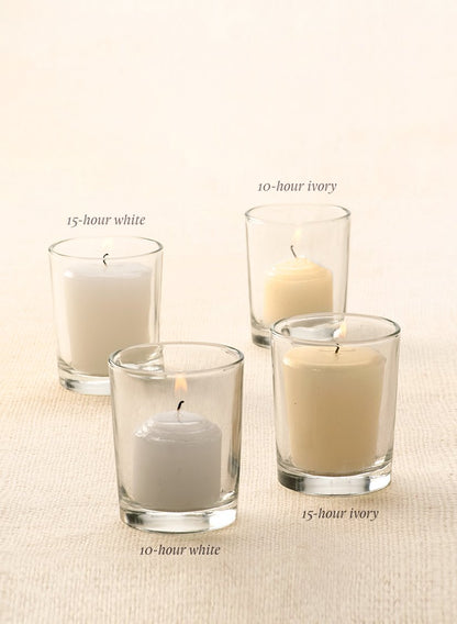 White 10-Hour Votive