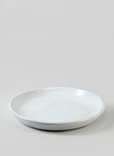 Bright White Ceramic Saucers