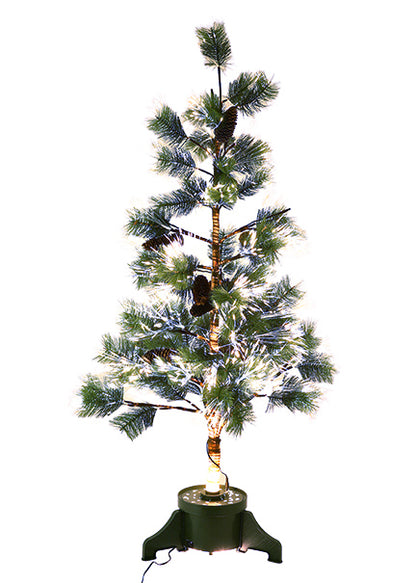 4ft Fiber Optic Pine Needle Christmas Tree