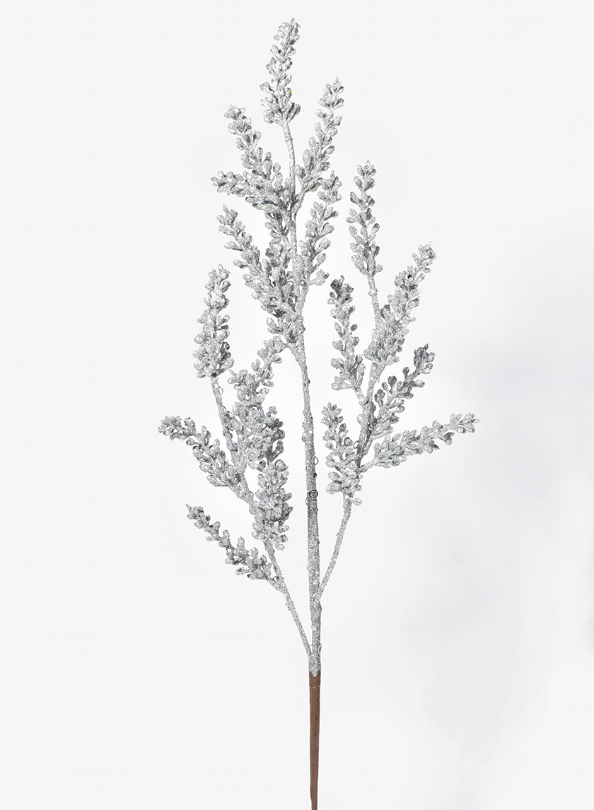 28in Mixed Silver Glitter Branch