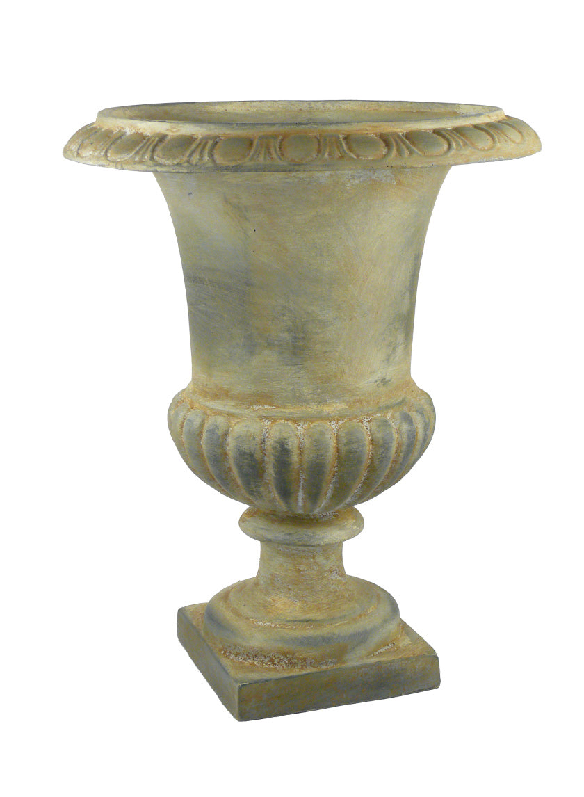 18in Yellow Wash Urn