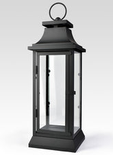 15in, 20in, & 25in Black Hampton Lanterns