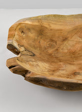 12in Makassar Teak Dish Bowl