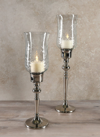 17.5In Dalia Hurricane Candle Stand