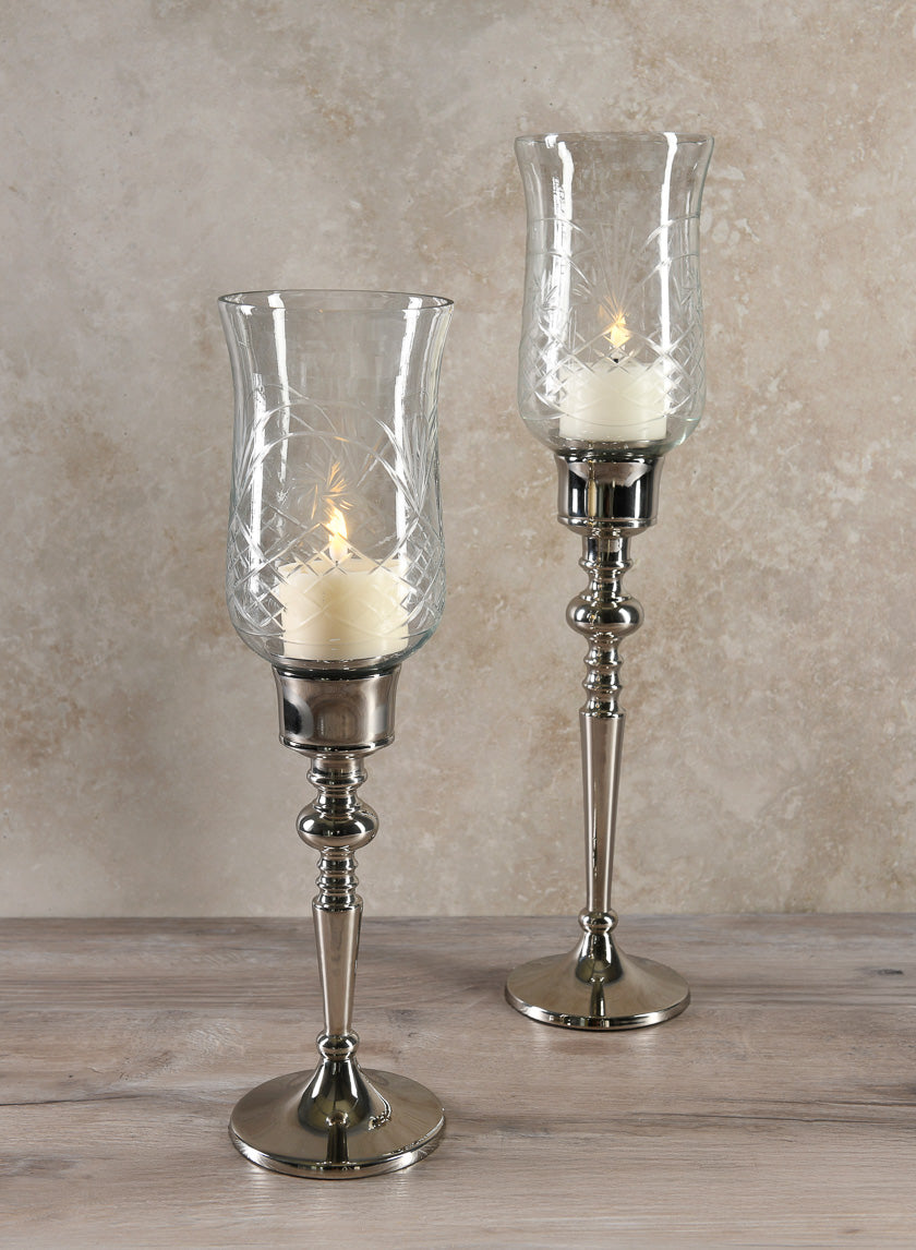 15in Dalia Hurricane Candle Stand