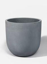 21  3/4in Uovo Light Gray Planter