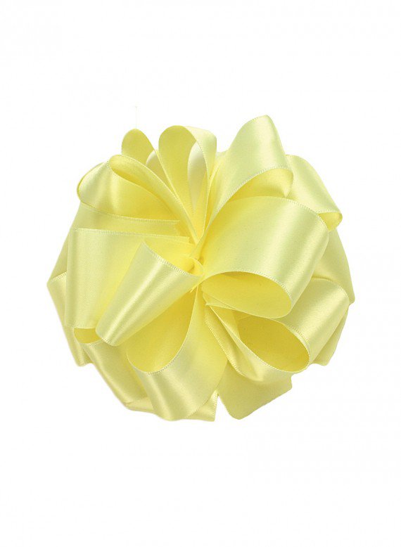 Baby Maize Double Face Satin Ribbon