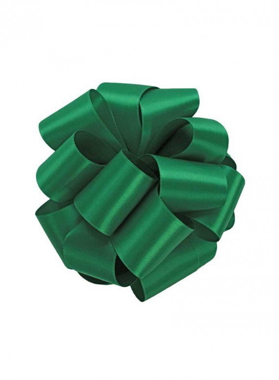 Emerald Double Face Satin Ribbon