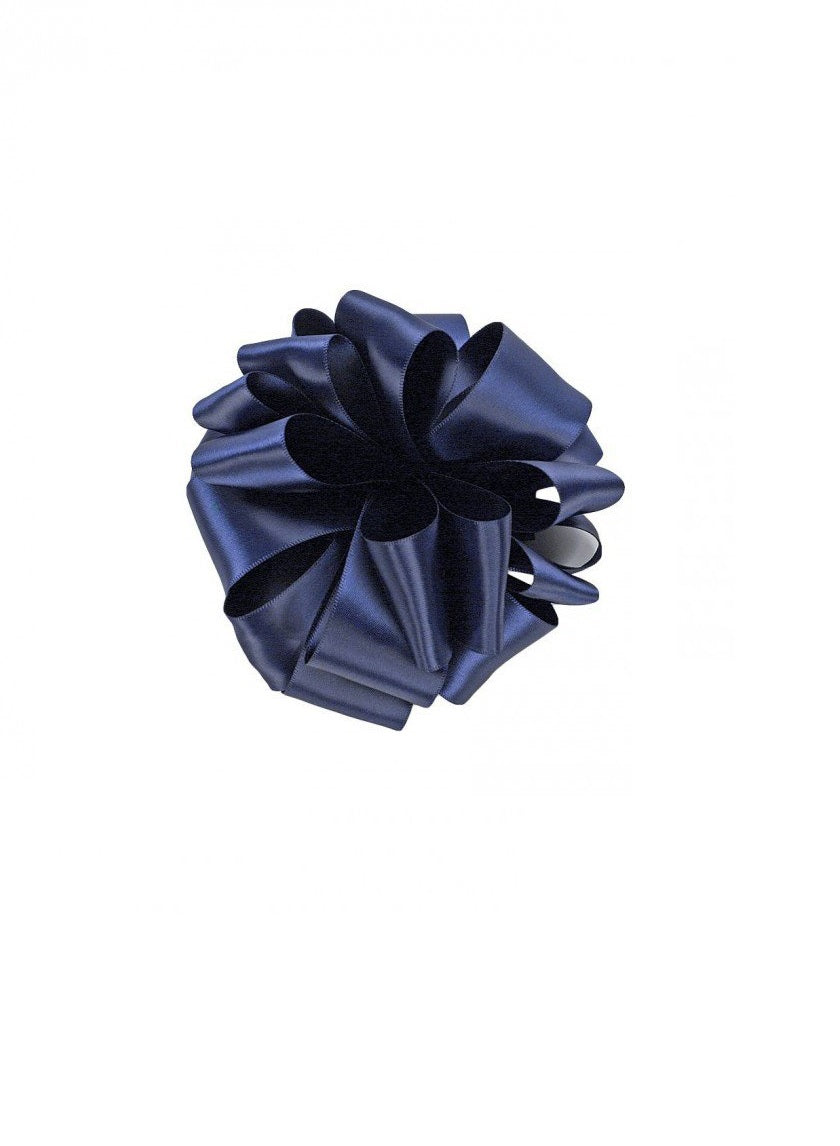 Navy Double Face Satin Ribbon