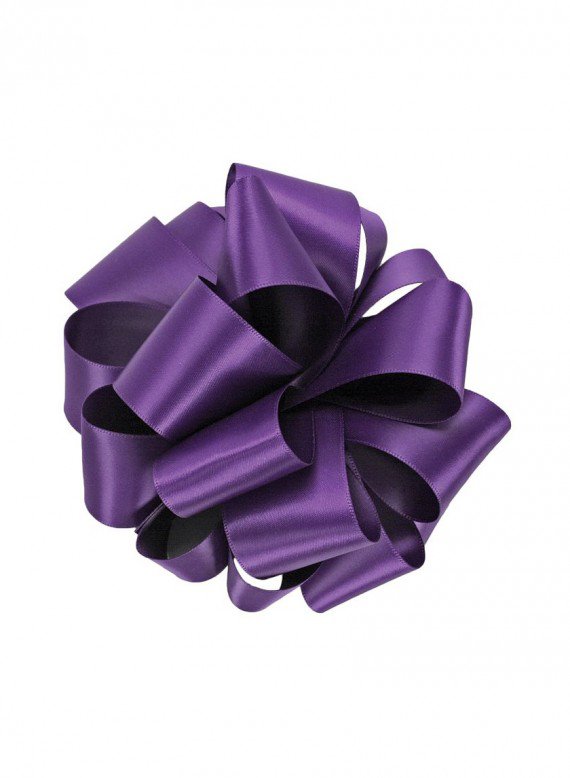 Regal Purple Double Face Satin Ribbon