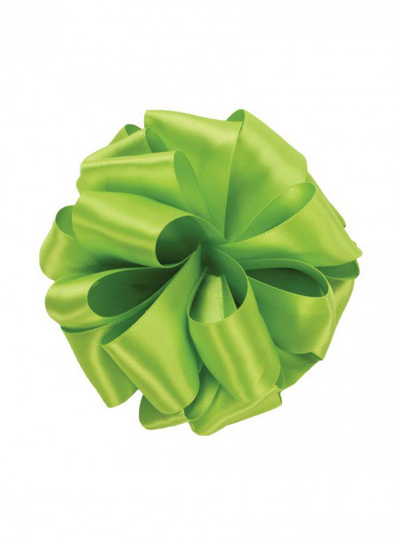 New Chartreuse Double Face Satin Ribbon