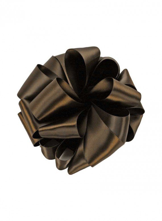 Brown Double Face Satin Ribbon