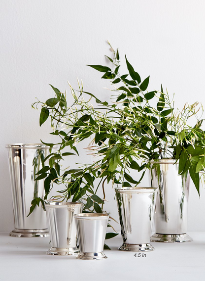 Silver Julep Cup Vases