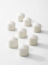 2 x 2in White Pillar Candle