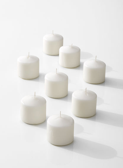 2 x 2in White Pillar Candle