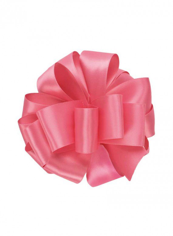 5/8in &amp; 1 1/2in Hot Pink Double Face Satin Ribbon