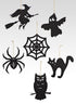 Halloween Silhouette Ornaments