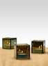 3in Reflective Mirror Tea Light Holder