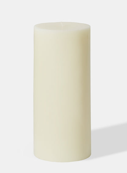 4 x 9in Ivory Pillar Candle