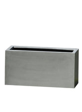 Grey Fiberstone Rectangular Planters