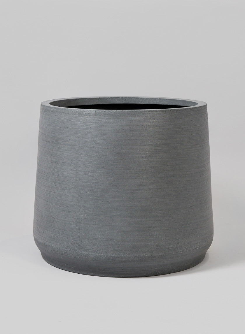 Alaric Grey Fiber Planter