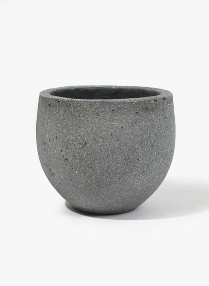 Round Rough Grey Ficonstone Pots