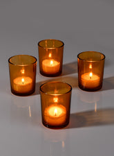 Amber Votive Holder