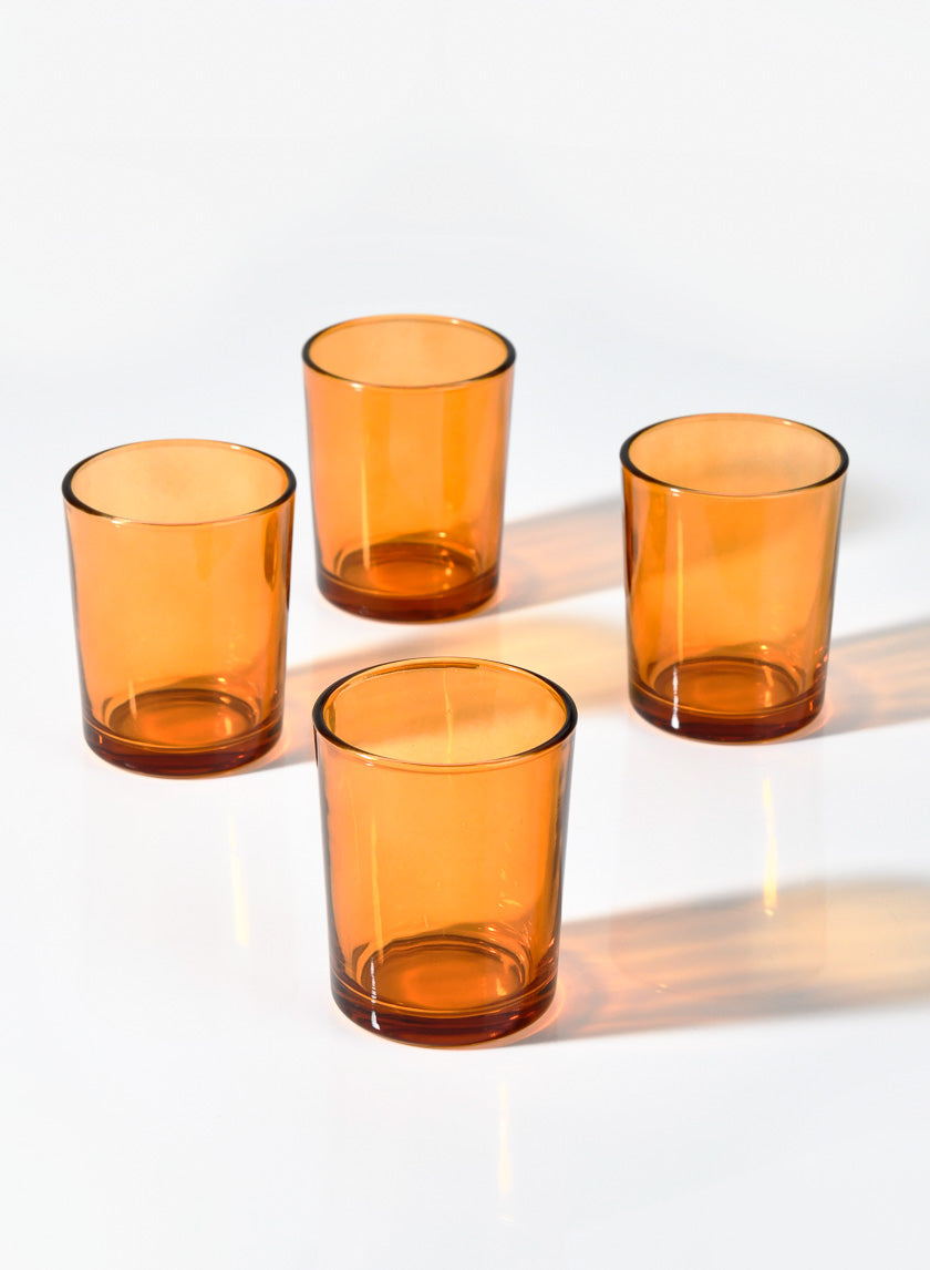 Amber Votive Holder