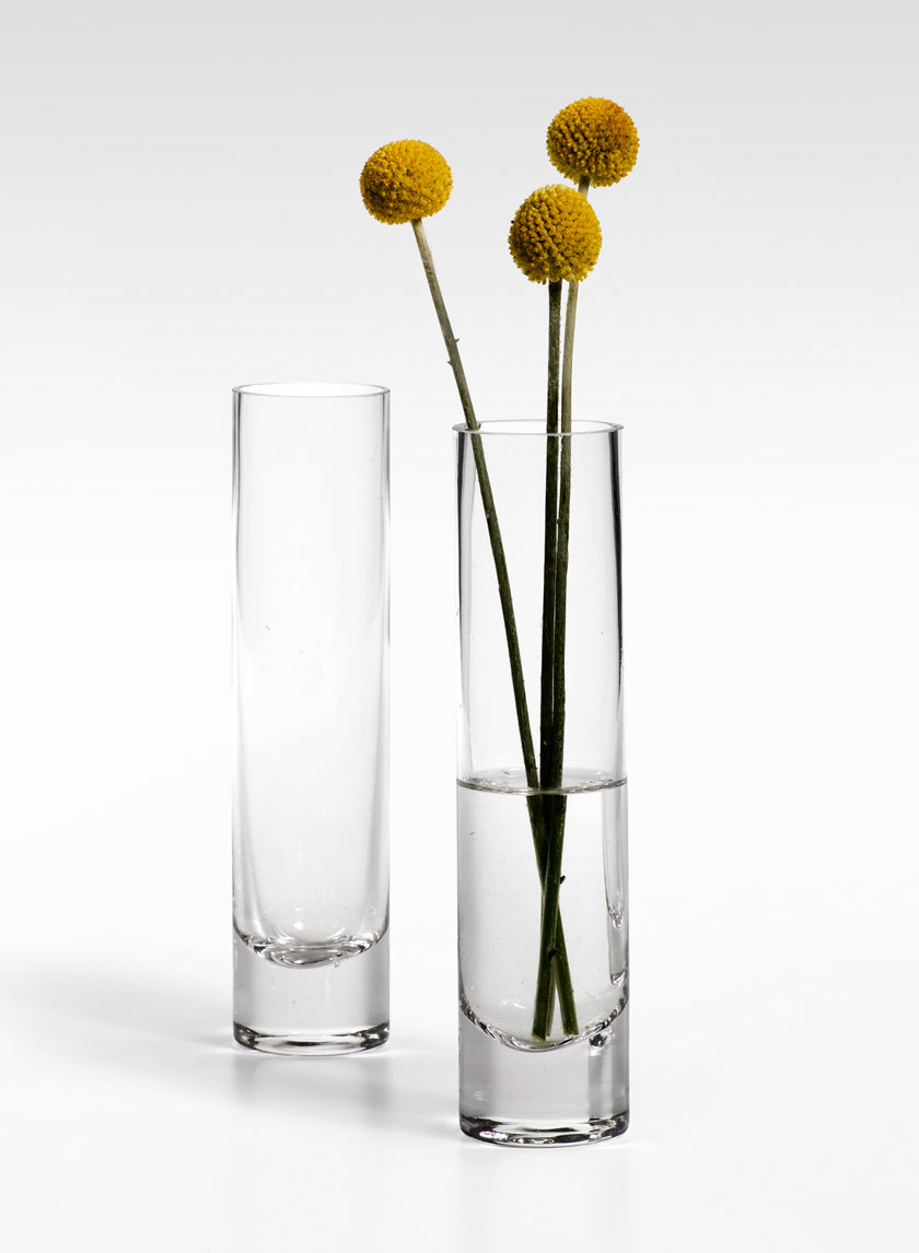 7  1/2in Glass Bud Vase