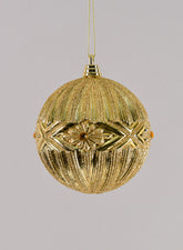 4in Jeweled Gold Ornament