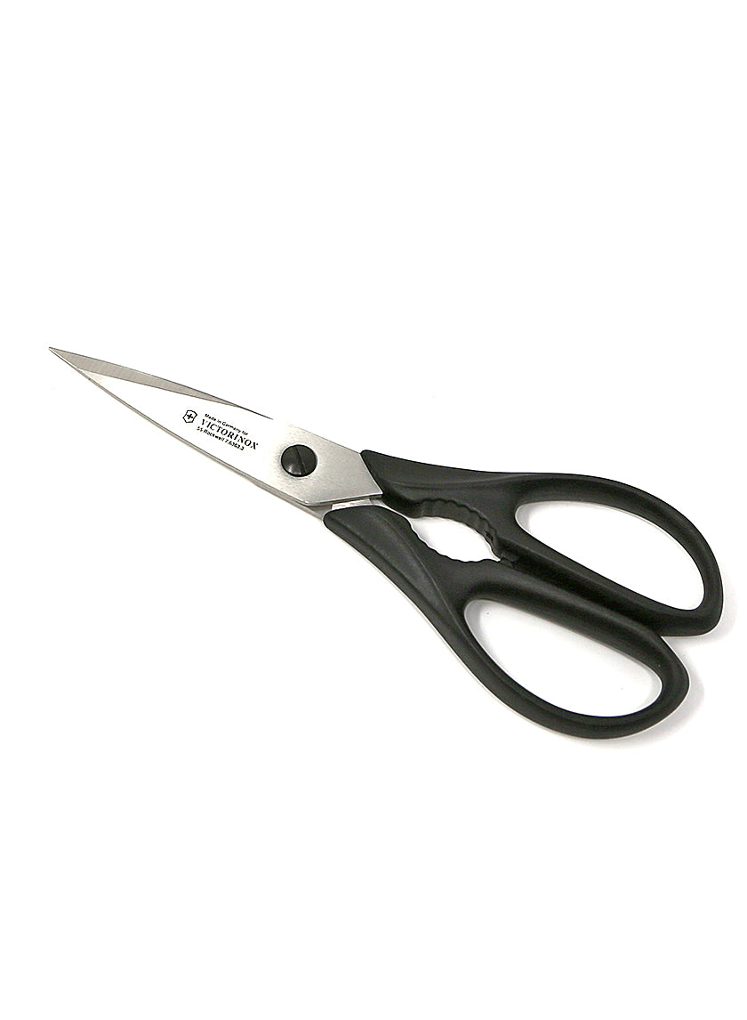 Victorinox 4in Black Kitchen Shear With Bottle Opener