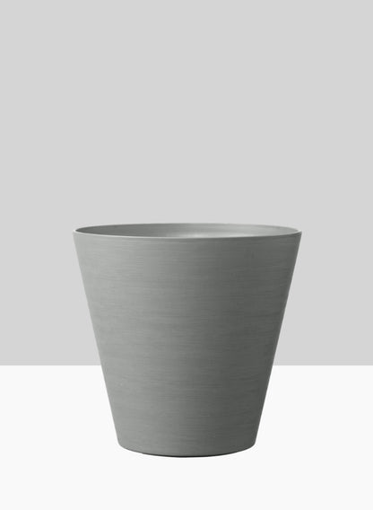 6 Â¼in - 12in Hyde Park Grey Cone Pots