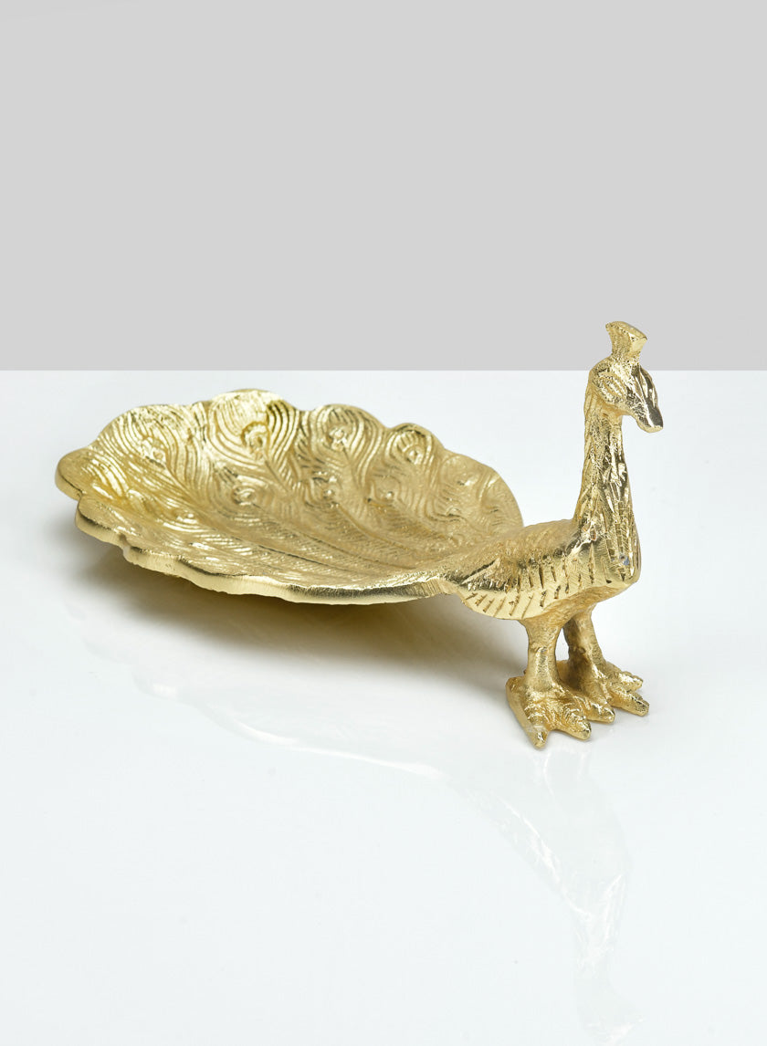 8in Peacock Dish