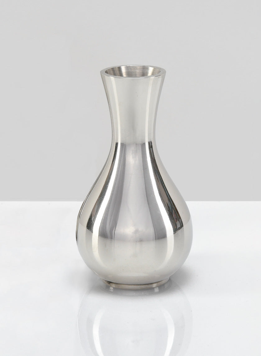 5  1/2in Nickel Bud Vase