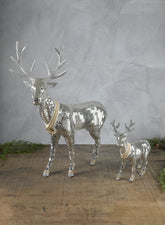 10in Mirror Mosaic Deer