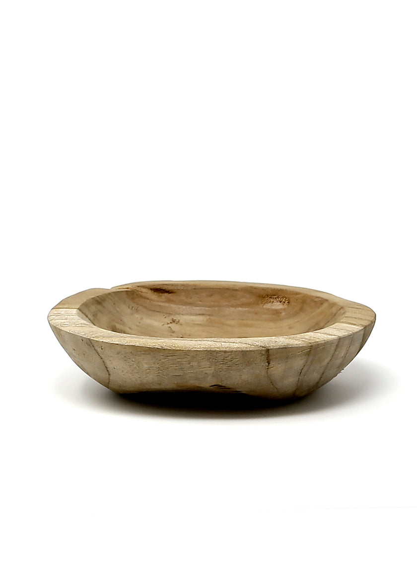 7in Oval Teak Bowl