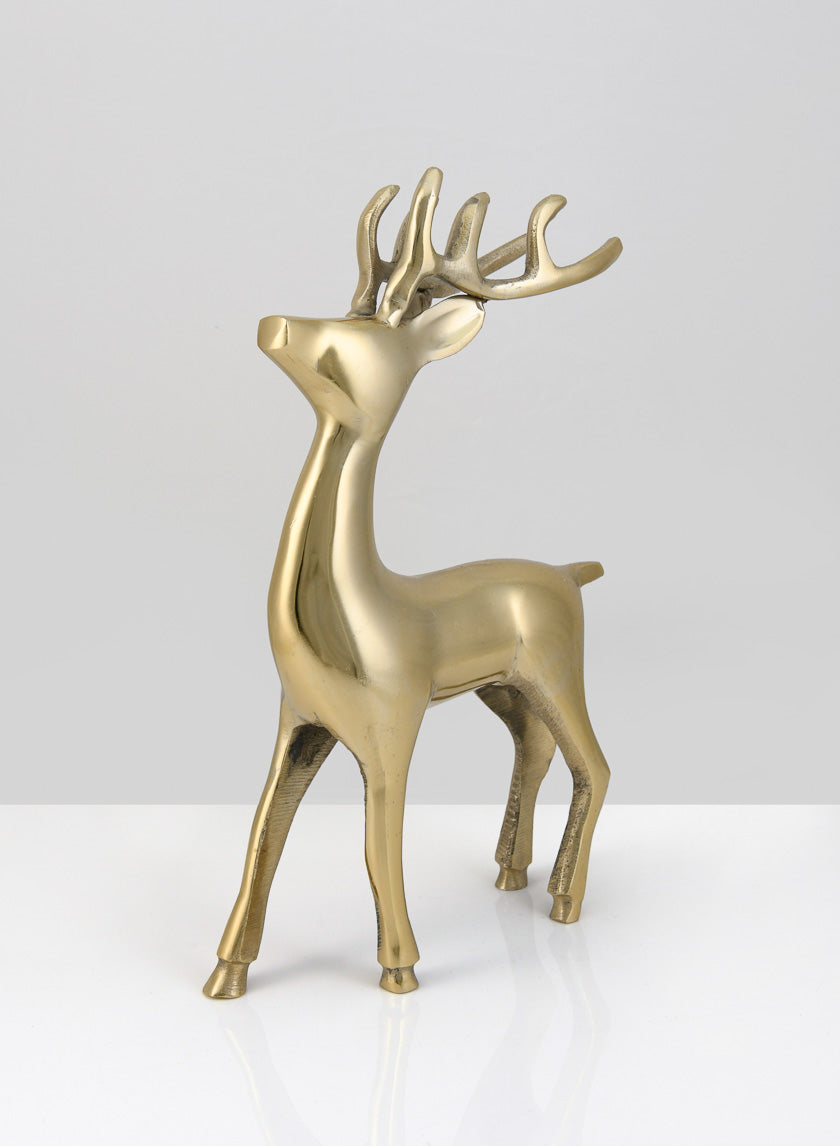 13in Gold Reindeer