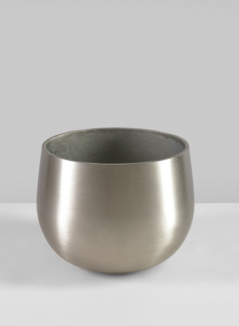 7in Araami Matte Silver Aluminium Bowl