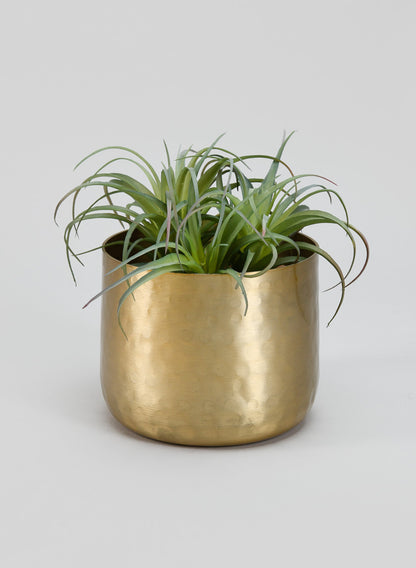 5in Mysore Brass Look Aluminum Pot