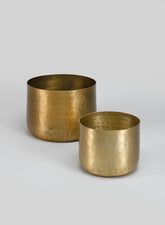 5in Mysore Brass Look Aluminum Pot