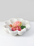 8in Ashgabat White Marble Petal Tray