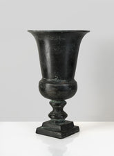 14in Aged Bronze Urn