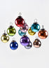 2in Multicolor Glass Ball Ornament