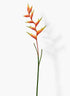 53in Orange Heliconia Stem